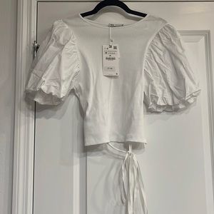 Zara Open Back Top